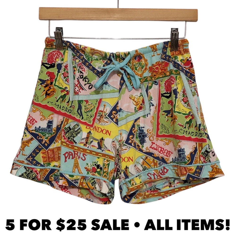Nick & Nora Printed Sleep Shorts